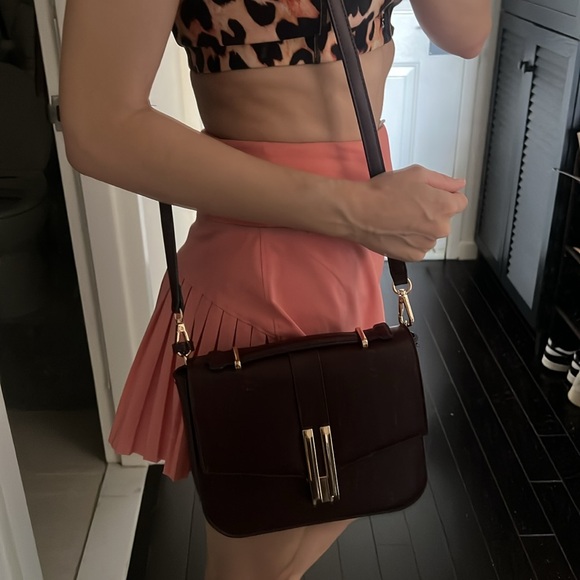 BCBGMaxAzria Burgundy Bag - Picture 7 of 10